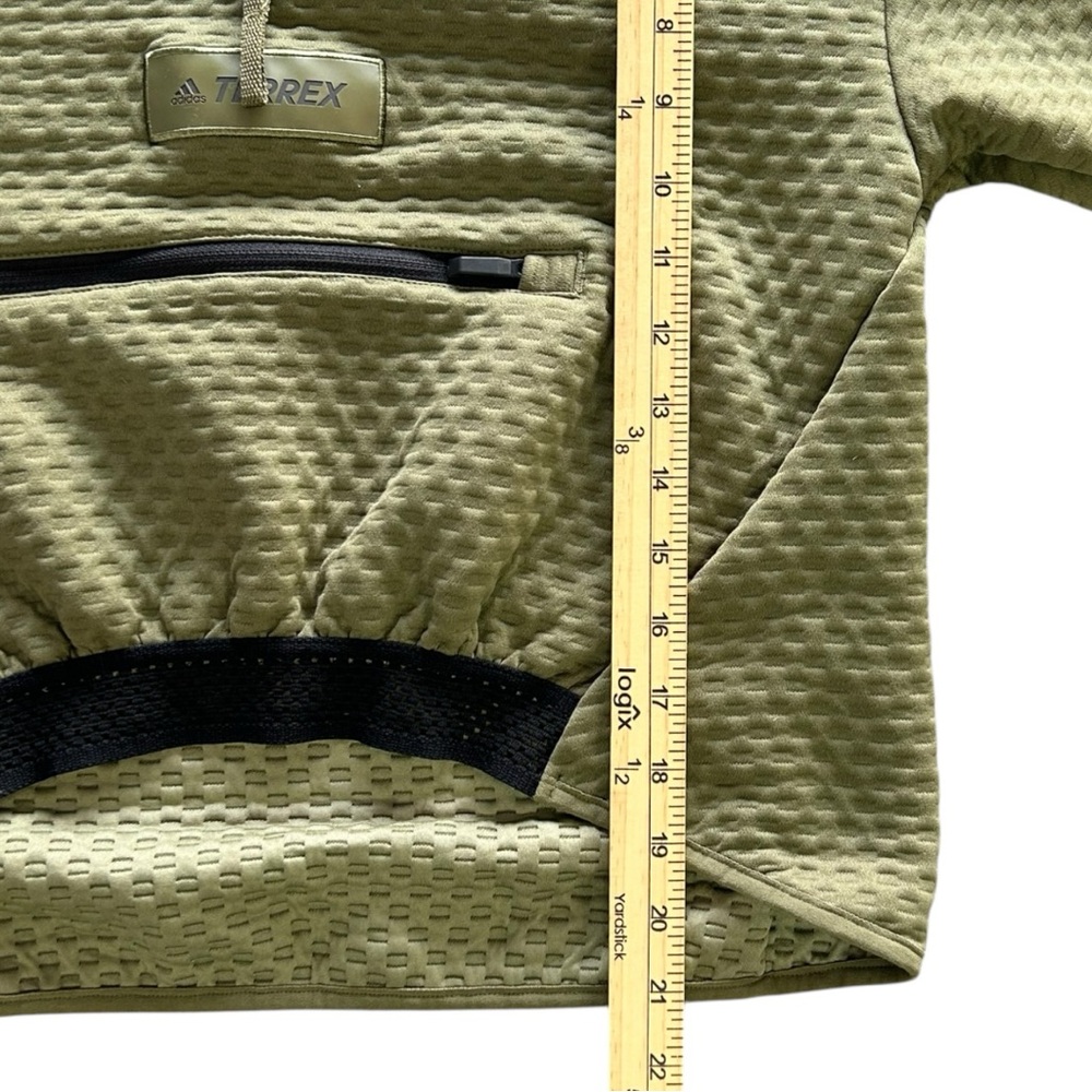 Adidas Women's Terrex Hike Half Zip Fleece Top Sz S - Picture 7 of 10